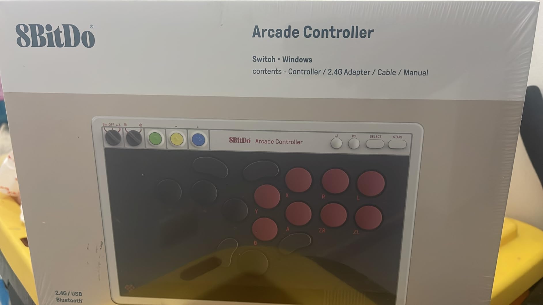 8BitDo All-Button Arcade Controller for Switch & Windows, N Edition | Leverless, All-button, Ultimate precision, Low-profile Linear Switches, 4 Programmable Buttons, Hot-swappable PCB, Ultra thin customer photo 1