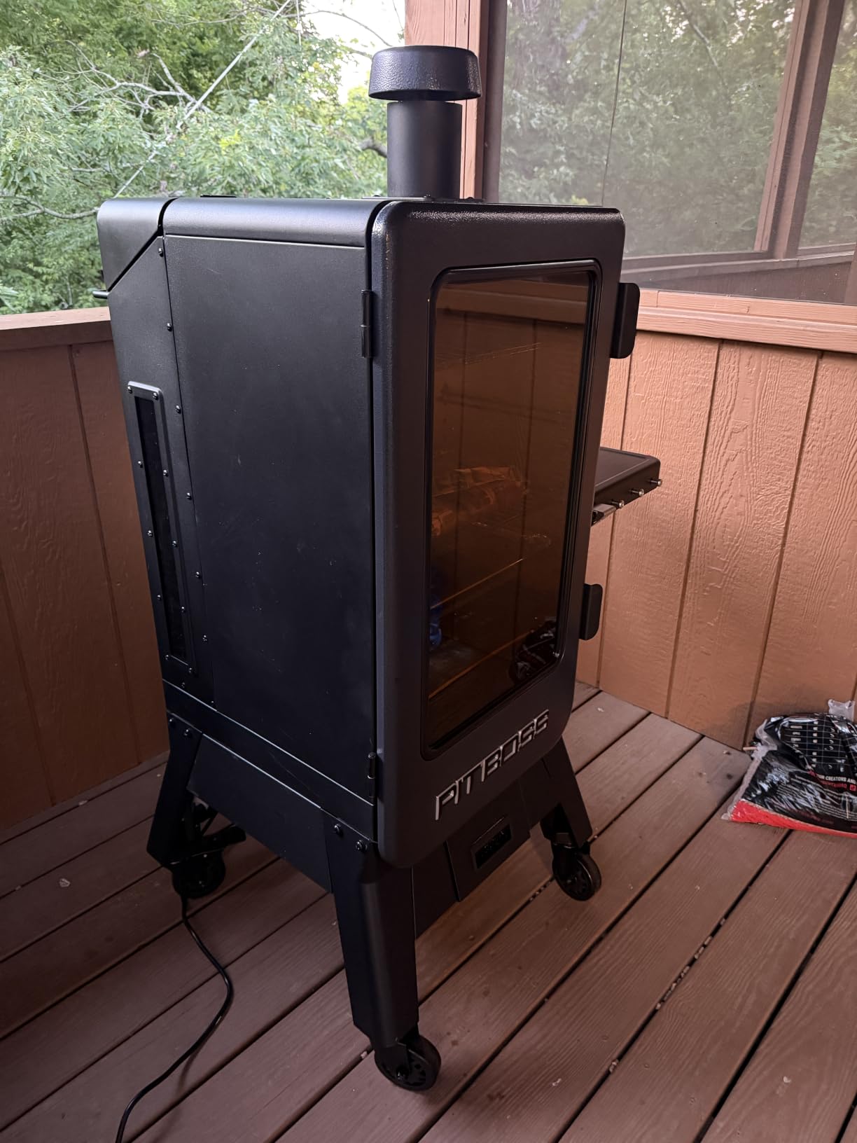 Navigator 6-Series WiFi & Bluetooth Wood Pellet Vertical Smoker with LCD Digital Controller, 2,224-Sq. In. 5-Rack Cooking Space, 130F to 420F Temp Range, Meat Probe, 75 lb. Pellet Hopper customer photo 1