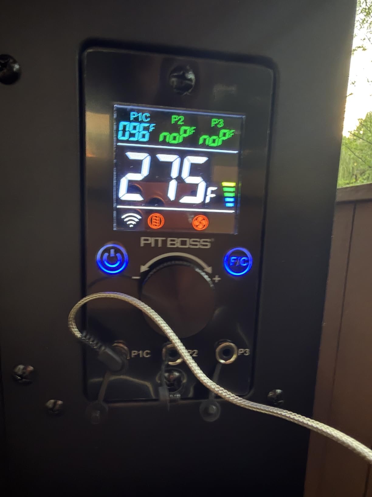 Navigator 6-Series WiFi & Bluetooth Wood Pellet Vertical Smoker with LCD Digital Controller, 2,224-Sq. In. 5-Rack Cooking Space, 130F to 420F Temp Range, Meat Probe, 75 lb. Pellet Hopper customer photo 2