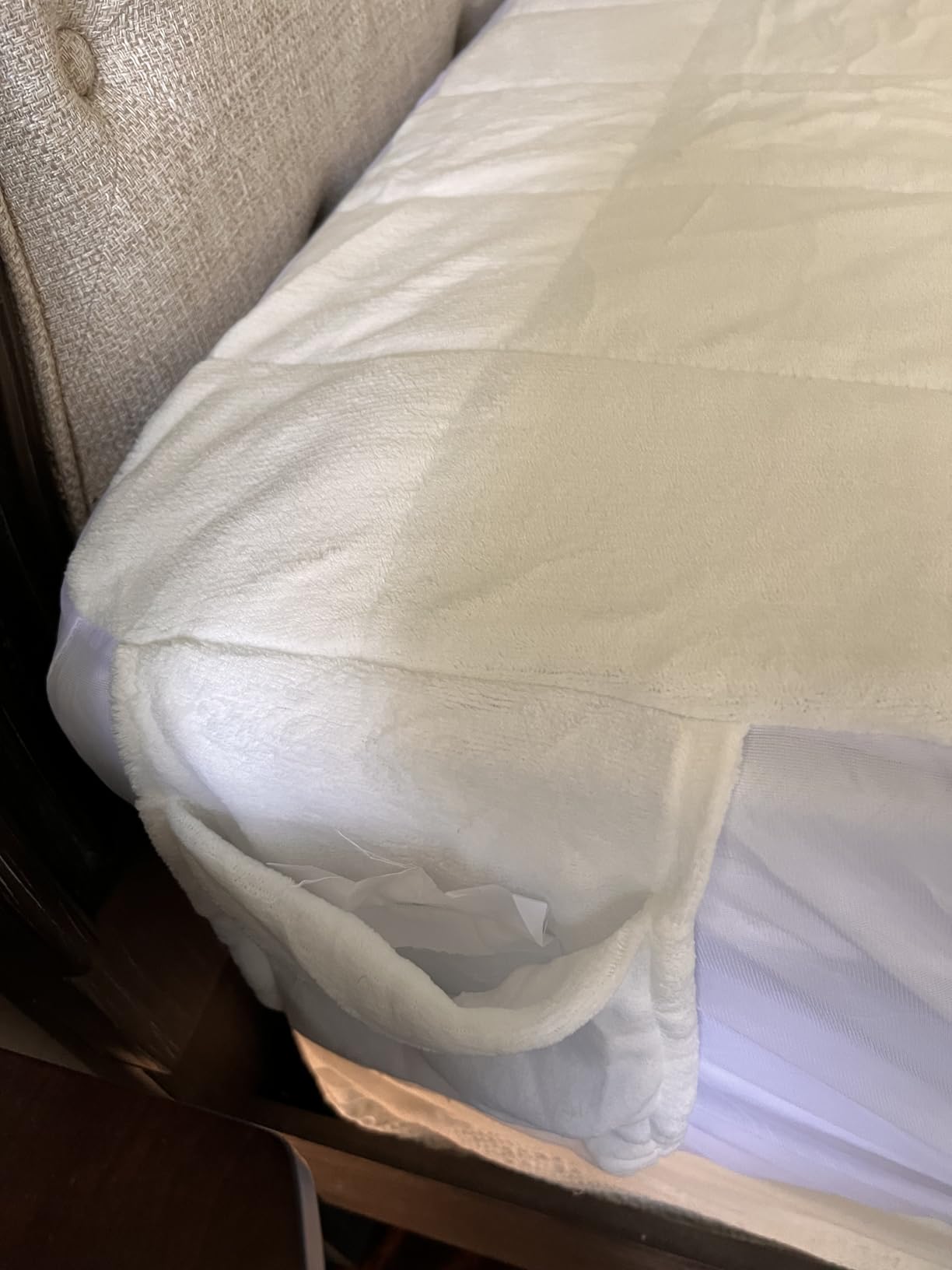 Homemate Heated Mattress Pad California King - 3D Knitted Jacquard Electric Mattress Pad Cal King Bed Warmer with Dual Controller, 10 Heated Setting - Auto Off 8 Hours, Fit Up to 30 Inch, 84