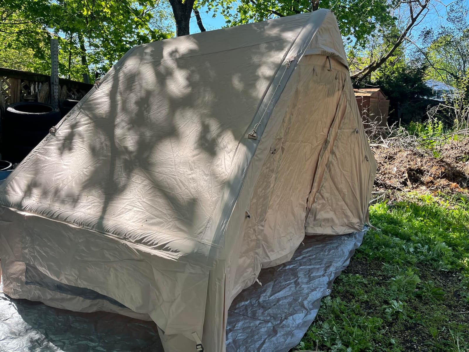 Inflatable Tents for Camping, Blow Up Tent with Stove Jack, Ytaoeo Hot Tent customer photo 1