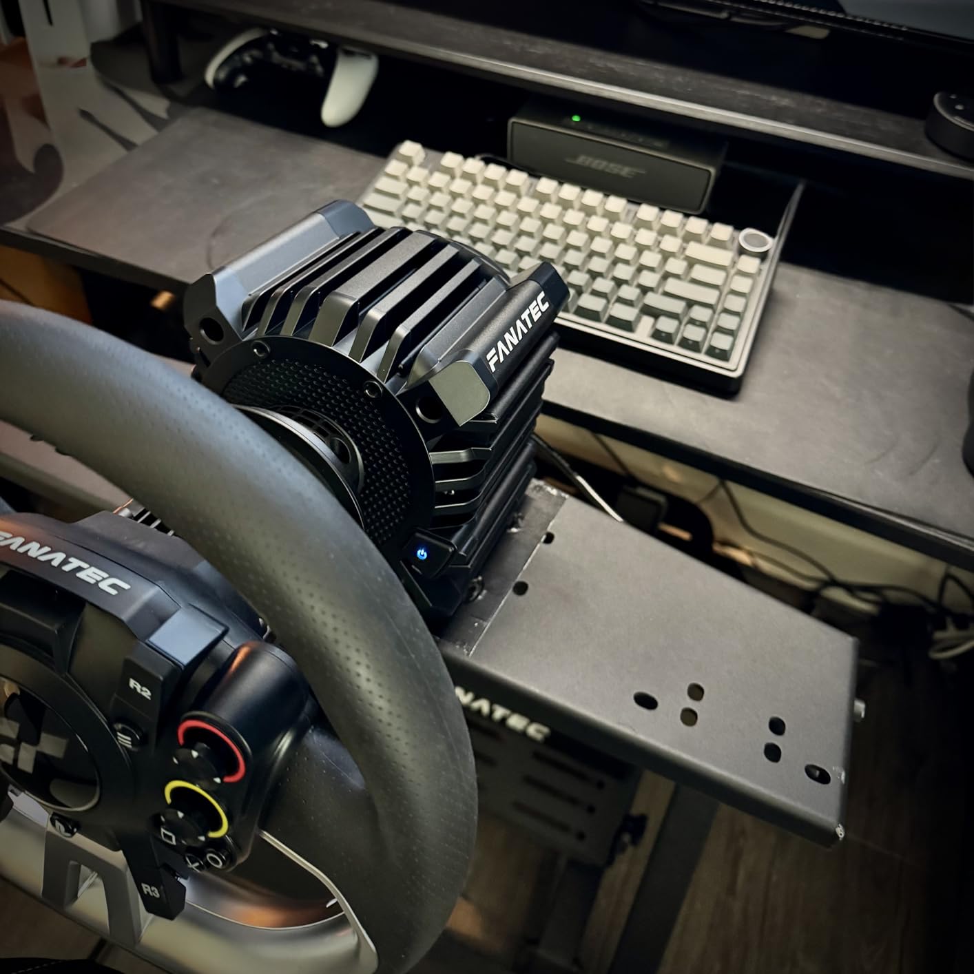 Fanatec Officially Licensed Gran Turismo DD Pro PlayStation Sim Racing Steering Wheel, Base and Pedals – Polyphony Digital Wheel, 5 Nm FluxBarrier Direct Drive, 2-Pedal Set for PC, PS5, PS4 customer photo 1