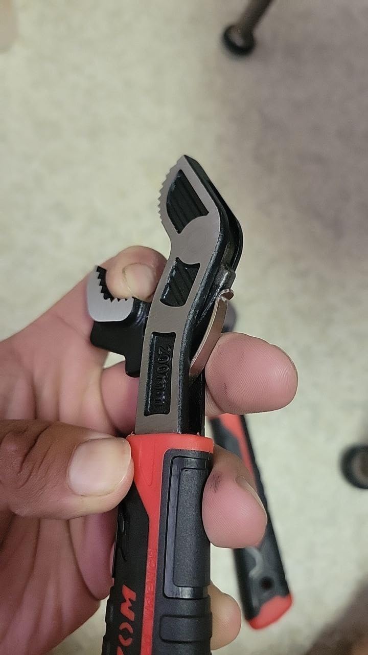 Rizom Pipe Wrench Set, 6” 8” 10” Self Adjusting Wrench, Plumbers Wrench with Self Tightening Function for 9/32”-1 3/8” (7-35mm) Pipe Fittings and Nuts customer photo 2