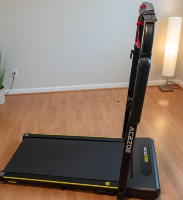 Acezoe 3 in 1 Under Desk Treadmill with Incline, Walking Pad with Removable Desk Workstation, Adjustable Height for Different Need, 300lbs Capacity, Foldable Compact for Home Small Office customer photo 2