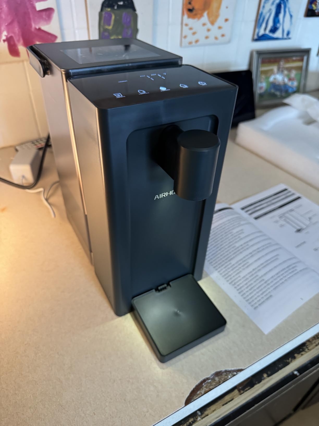 AIRHOP 3L Instant Hot Water Dispenser Countertop 5 Temp 3 Volume Options customer photo 1