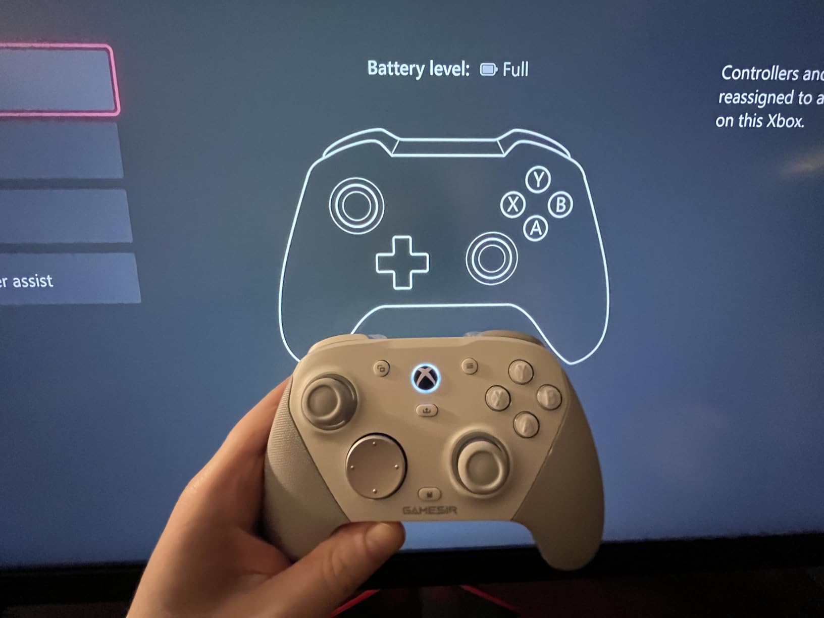 GameSir G7 Pro Wired Controller for Xbox Series X|S, Xbox One, Wireless Gamepad for PC&Android with TMR Sticks, Hall Effect Analog Triggers, 1000Hz Polling Rate, 3.5mm Audio Jack - White customer photo 1