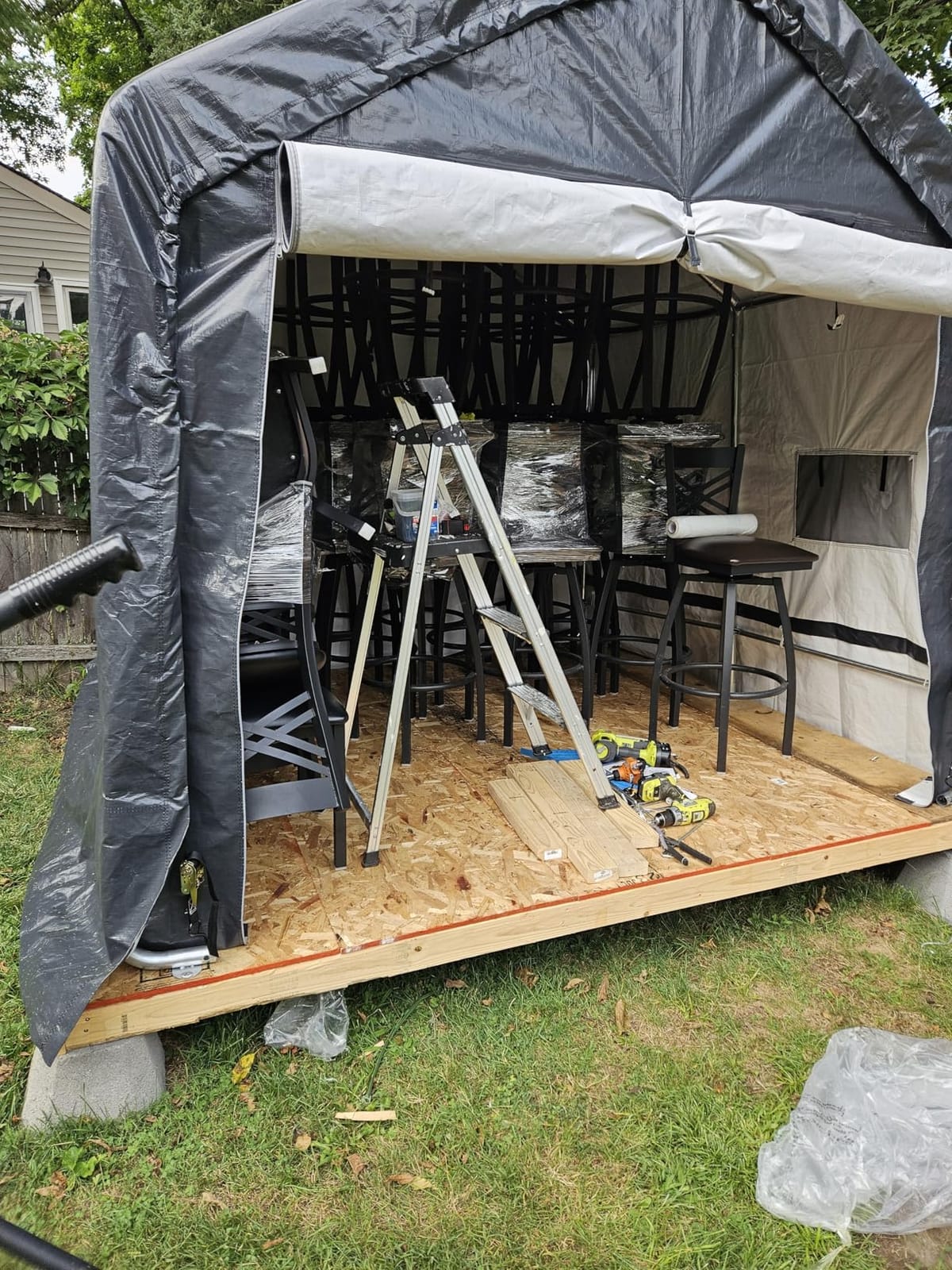 Quictent Heavy Duty 8x14FT Carport Storage Shelter with Roll-Up Door&Vents customer photo 1
