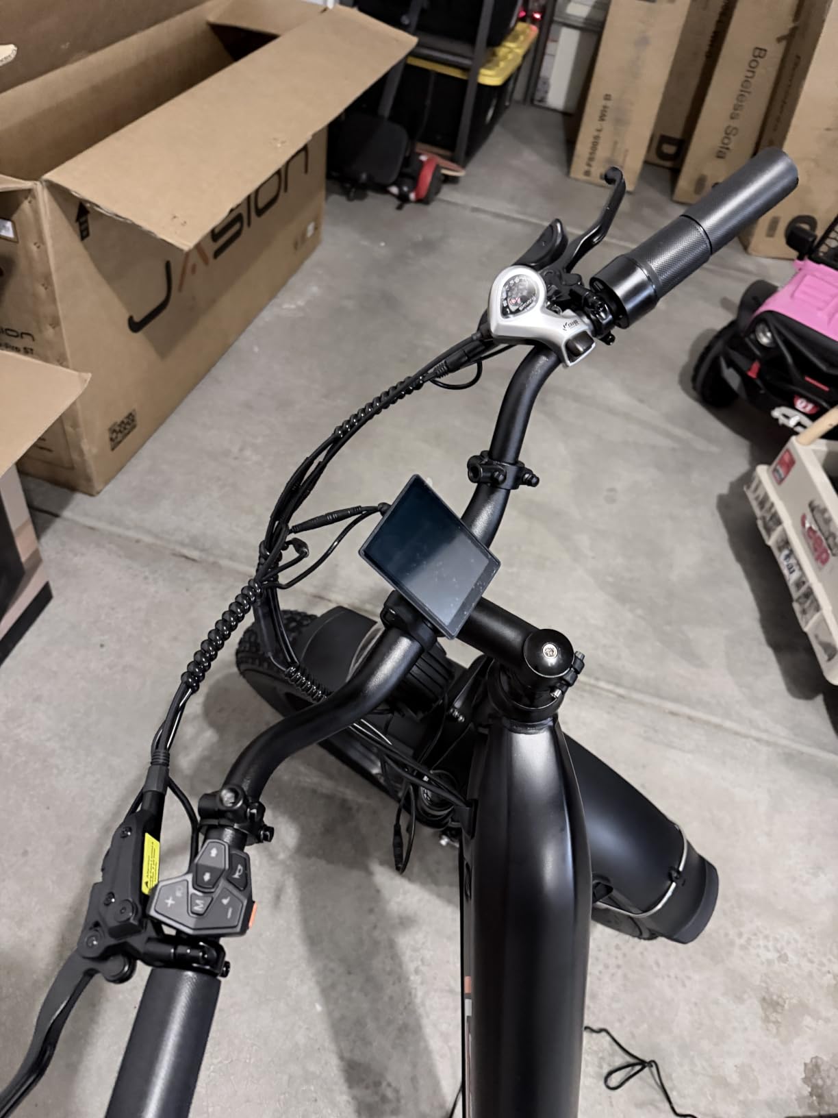 Jasion Thunder Electric Bike,1800W Peak Ebikes for Adults,26''Fat Tire Best Ebike for Men,80 Miles with 864Wh Battery,30+MPH Max Speed Bicycles,400LB Capacity,Certified by UL2849 customer photo 2