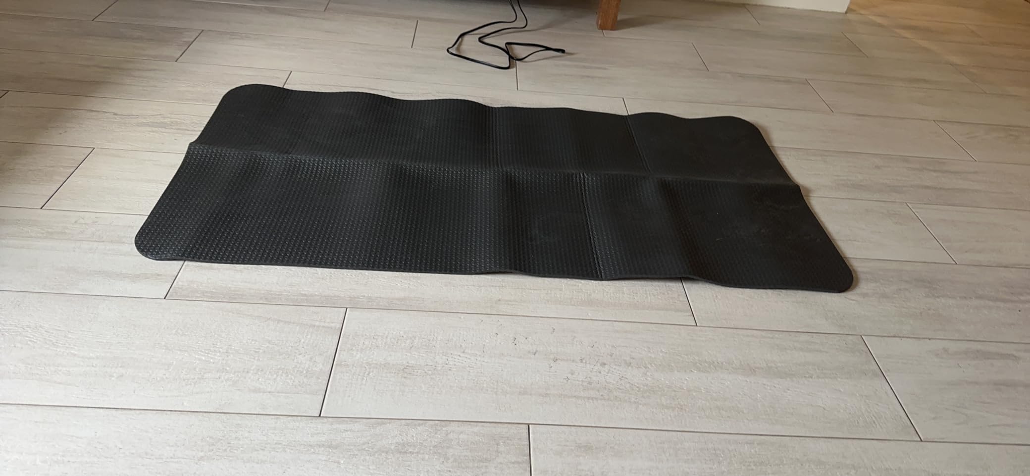Bike Mat,Treadmill Mat,Compatible for Elliptical,Exercise Bikes, Stationary Cycles,Spin Bike,Under Exercise Bike Trainer Pad for Indoor Stationary Gym Fitness Equipment Hardwood Floor Protector customer photo 2