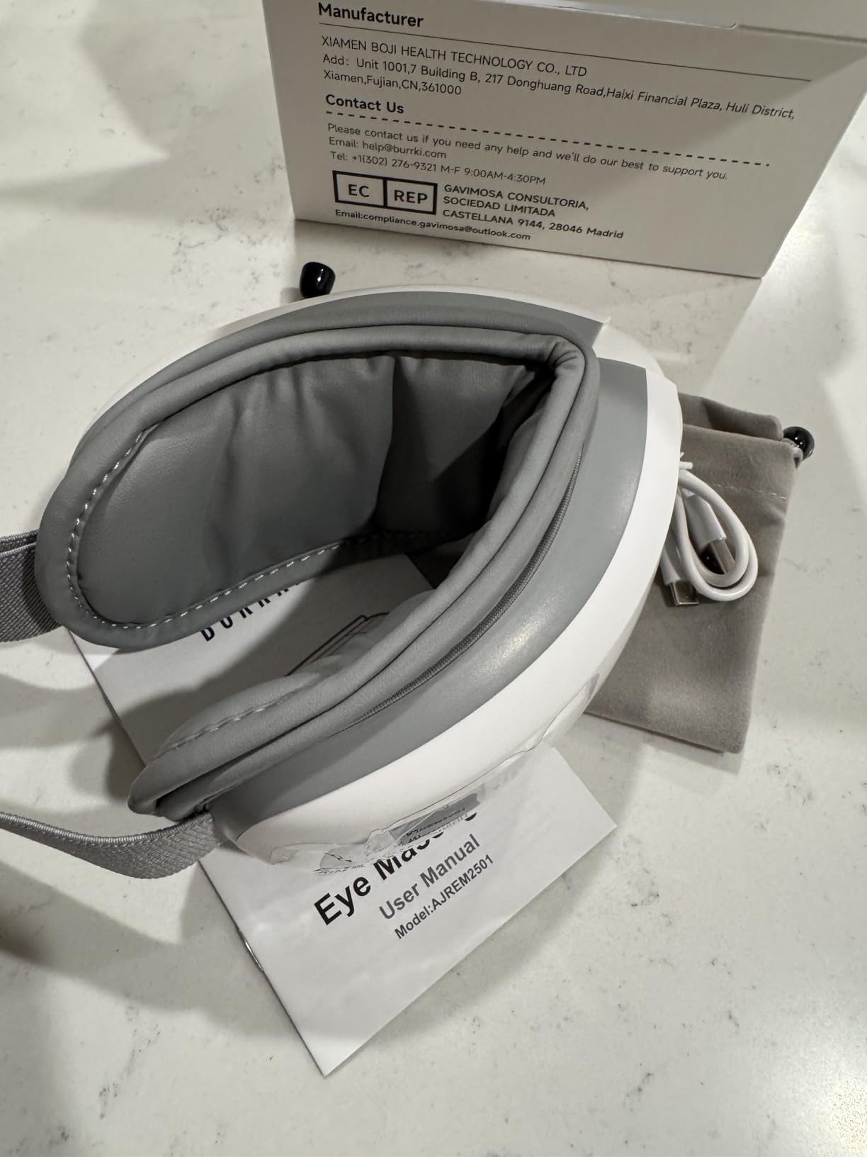 Eye Massager with Heat and Cooling, Heated Massage Eye Mask customer photo 2