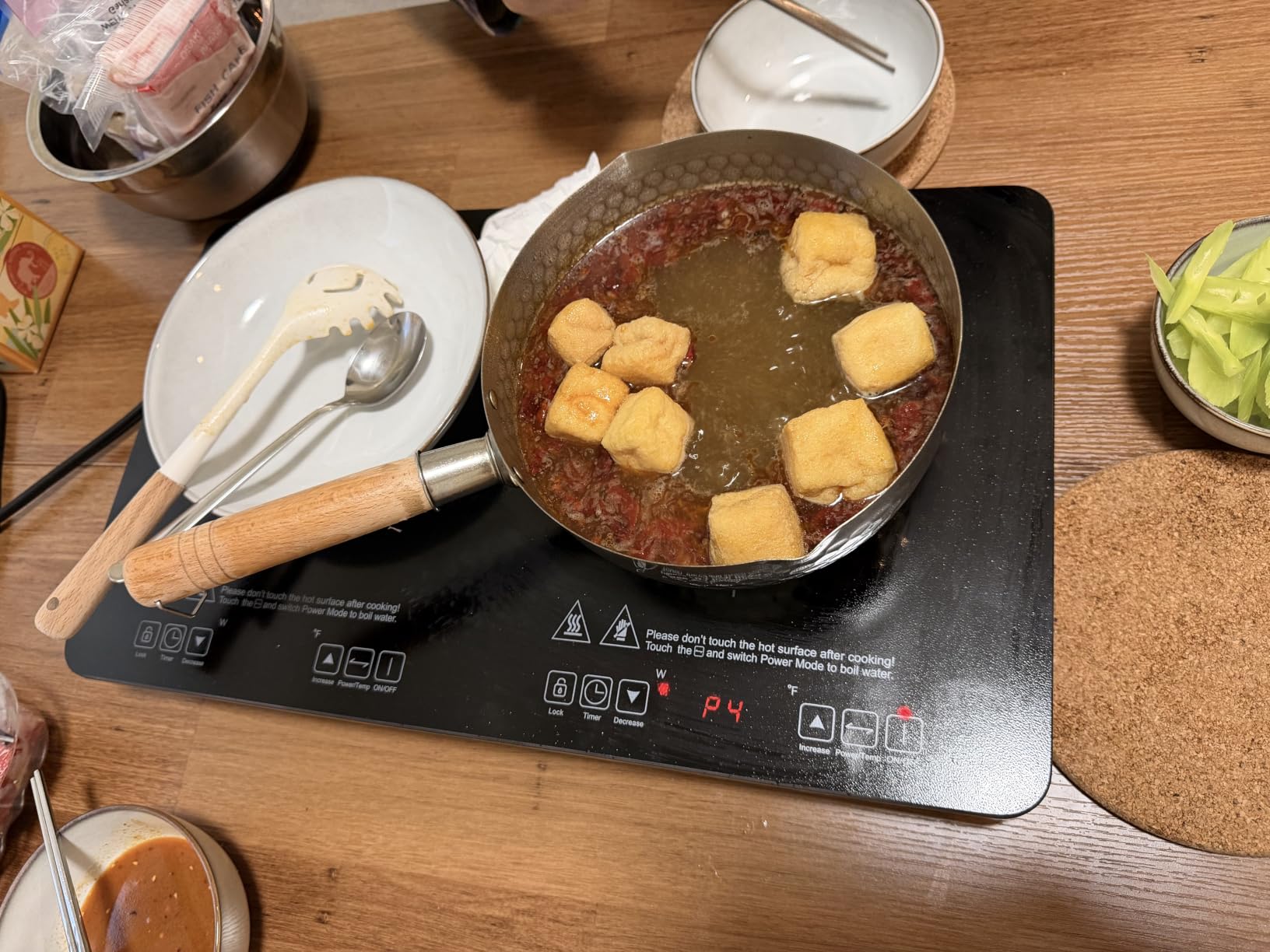 AMZCHEF Double Induction Cooktop, 1800W 2 Burner, ETL Certified customer photo 1