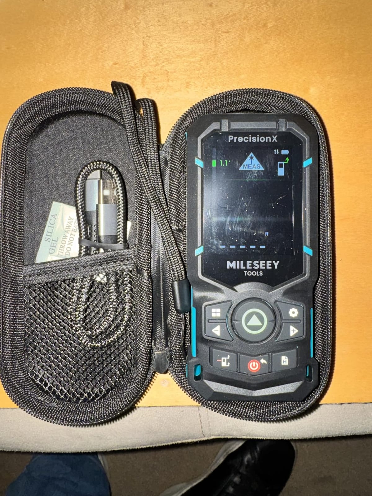 MILESEEY S50 Green Laser Distance Meter, 400 ft Laser Measure, P2P customer photo 2