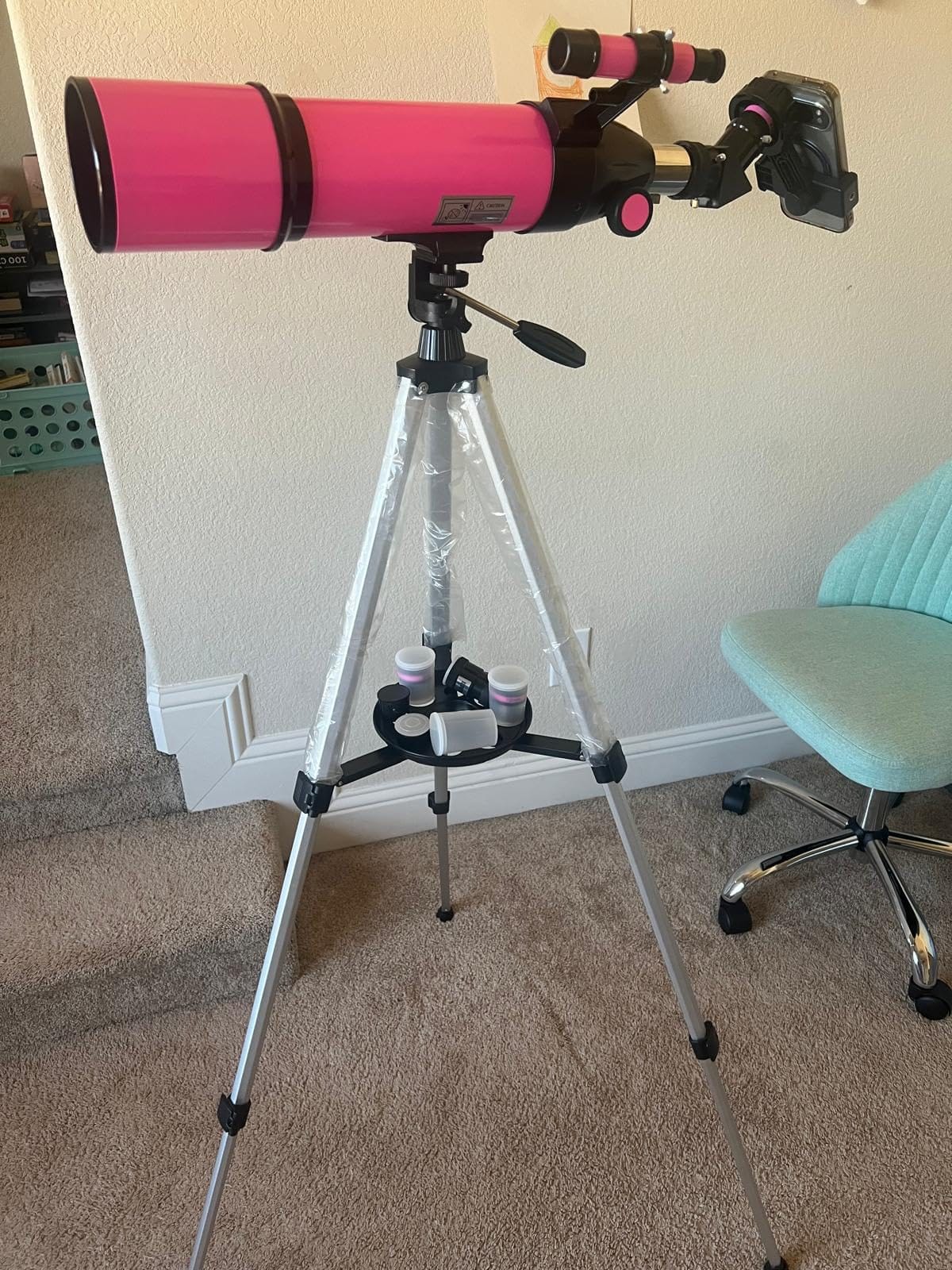 UncleHu 80mm Aperture, 600mm Refractor Travel Telescope for Adults and Kids customer photo 1