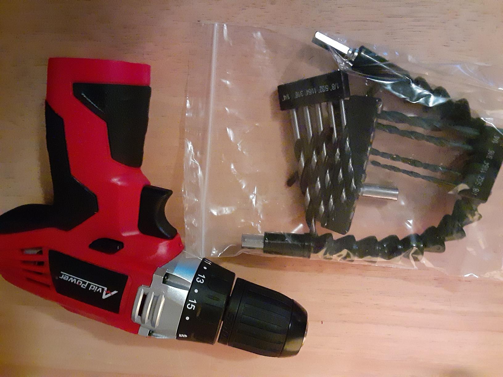 AVID POWER 12V Brushless Cordless Power Drill Driver Set 28Nm 2.0Ah Battery customer photo 1