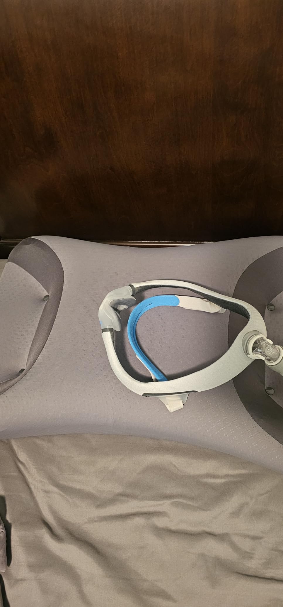 HSA/FSA CPAP Pillow for Side Sleepers with Larger Cutouts – Adjustable Height Memory Foam – Fits Most Nasal/Full-Face/Pillow Masks – Helps Reduce Mask Pressure & Air Leaks – Cooling Washable Cover customer photo 1