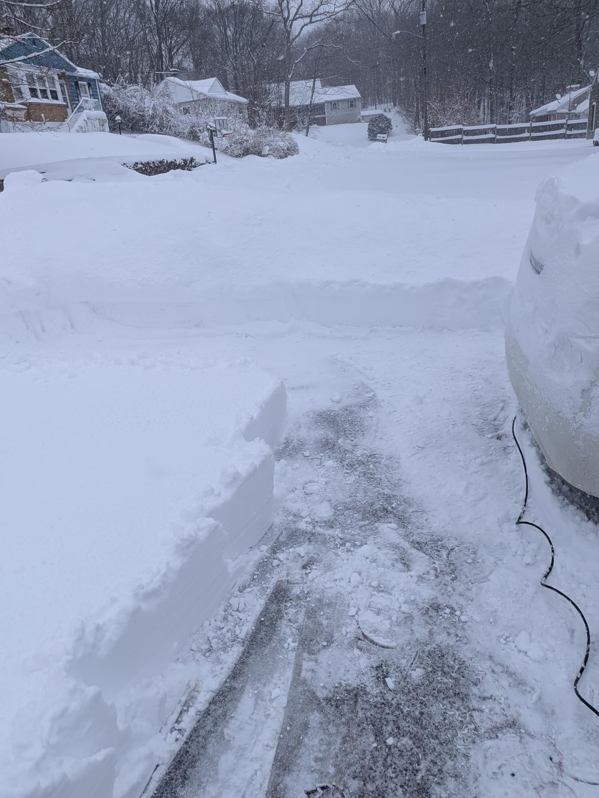 Corded Snow Blower:15A Motor, 20-Inch Electric Snow Blower, Electric Snow Shovel with 25ft Throwing Distance, Dual LED Lights, 3300rpm Snow Thrower DEKOPRO customer photo 1