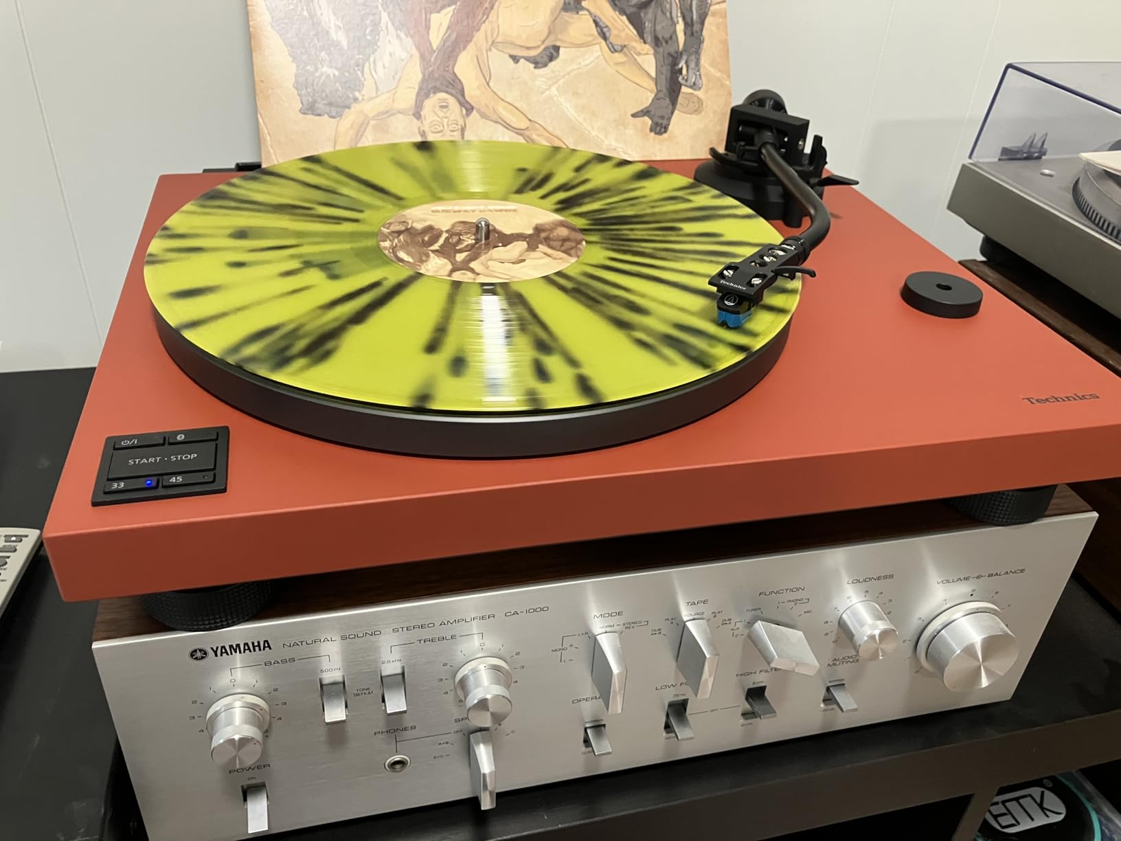 Technics Turntable, Premium Class HiFi Record Player with Coreless Direct Drive Motor and Bluetooth, Stable Playback, Audiophile-Grade Cartridge and Precision Tonearm, Dustcover Included – SL-40CBT-K customer photo 1