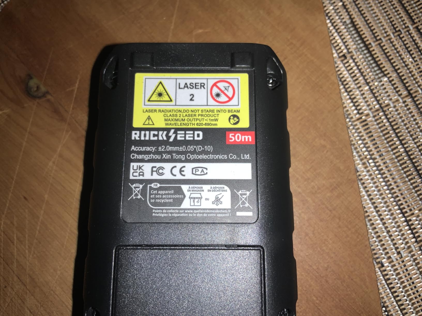 Laser Measure,RockSeed Digital Laser Distance Meter with 2 Bubble Levels,Portable M/in/Ft Unit Switching Backlit LCD and Measuring Distance/Area/Volume/Pythagorean customer photo 2