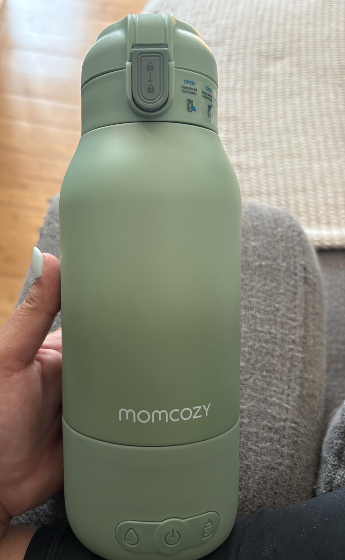 Momcozy Portable Bottle Warmer for Breast Milk, Baby Travel Essentials customer photo 1