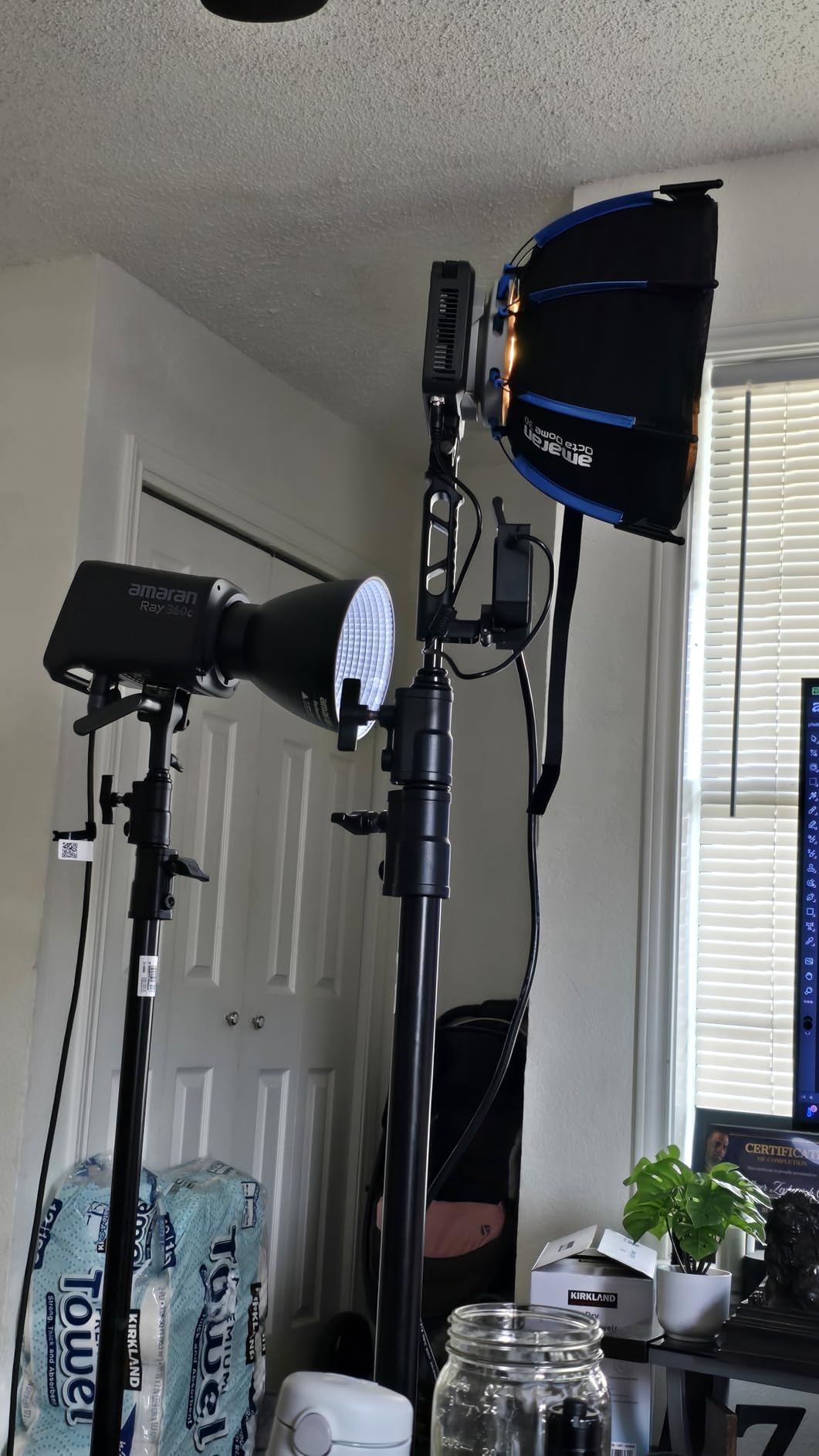 amaran Ray 120c RGB Video Light,120W Portable Studio Light IP54 customer photo 2