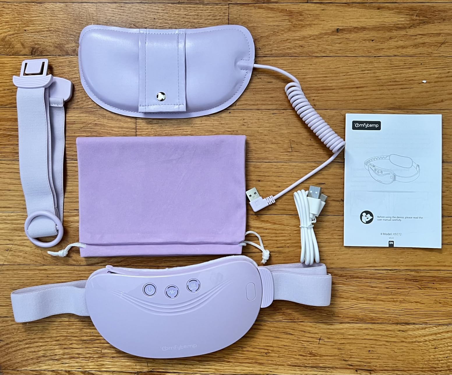 Comfytemp Portable Belly & Back Menstrual Heating Pad for Period Cramps FIR customer photo 1