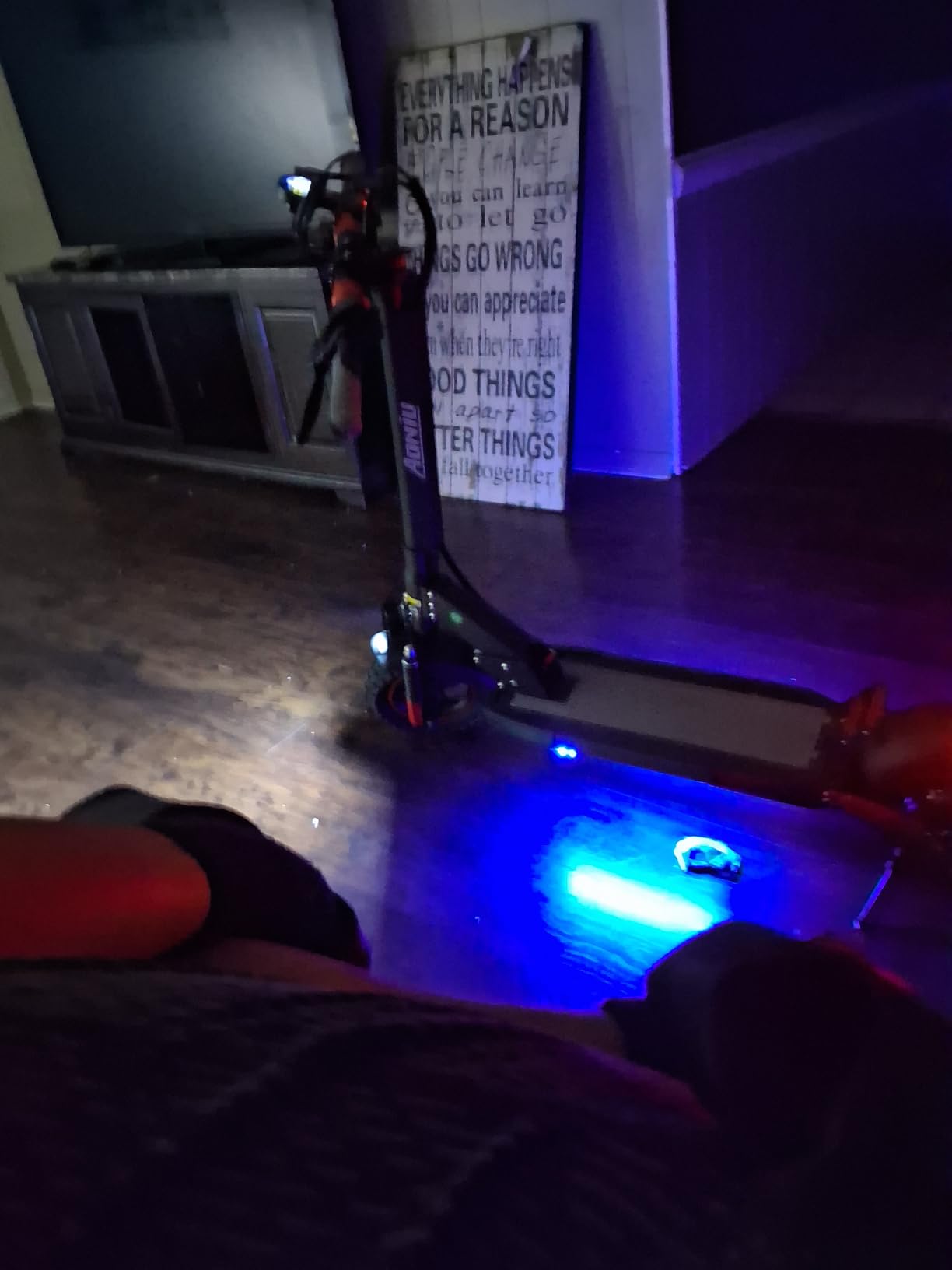 M4 Electric Scooter for Adults with seat 25-30 mph Fast Speed Heavy Duty 300+ lbs 10 inch Off Road Foldable e Scooter Mobility 31-37 Miles Long Range Bike e Scooters for Girls Men Teens customer photo 1