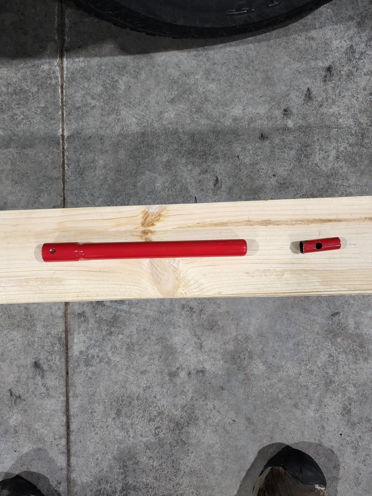 VEVOR Ice Auger Drill Bit, 8in Diameter 41in Length, Cordless Nylon Ice Fishing Augers with Extra 13.4in Extension Rod, Drill Adapter, Top Plate and Blade Guard customer photo 2