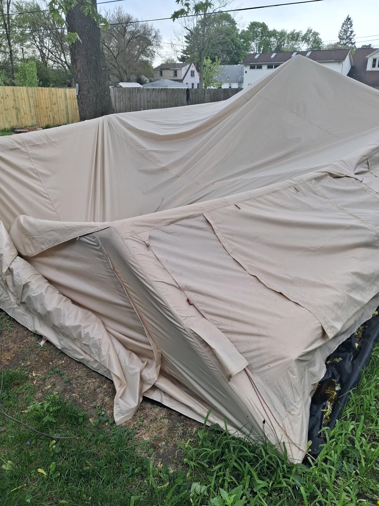 8-12 Person Inflatable Camping Tent with Rainfly, Hand Pump & Stove Jack customer photo 1