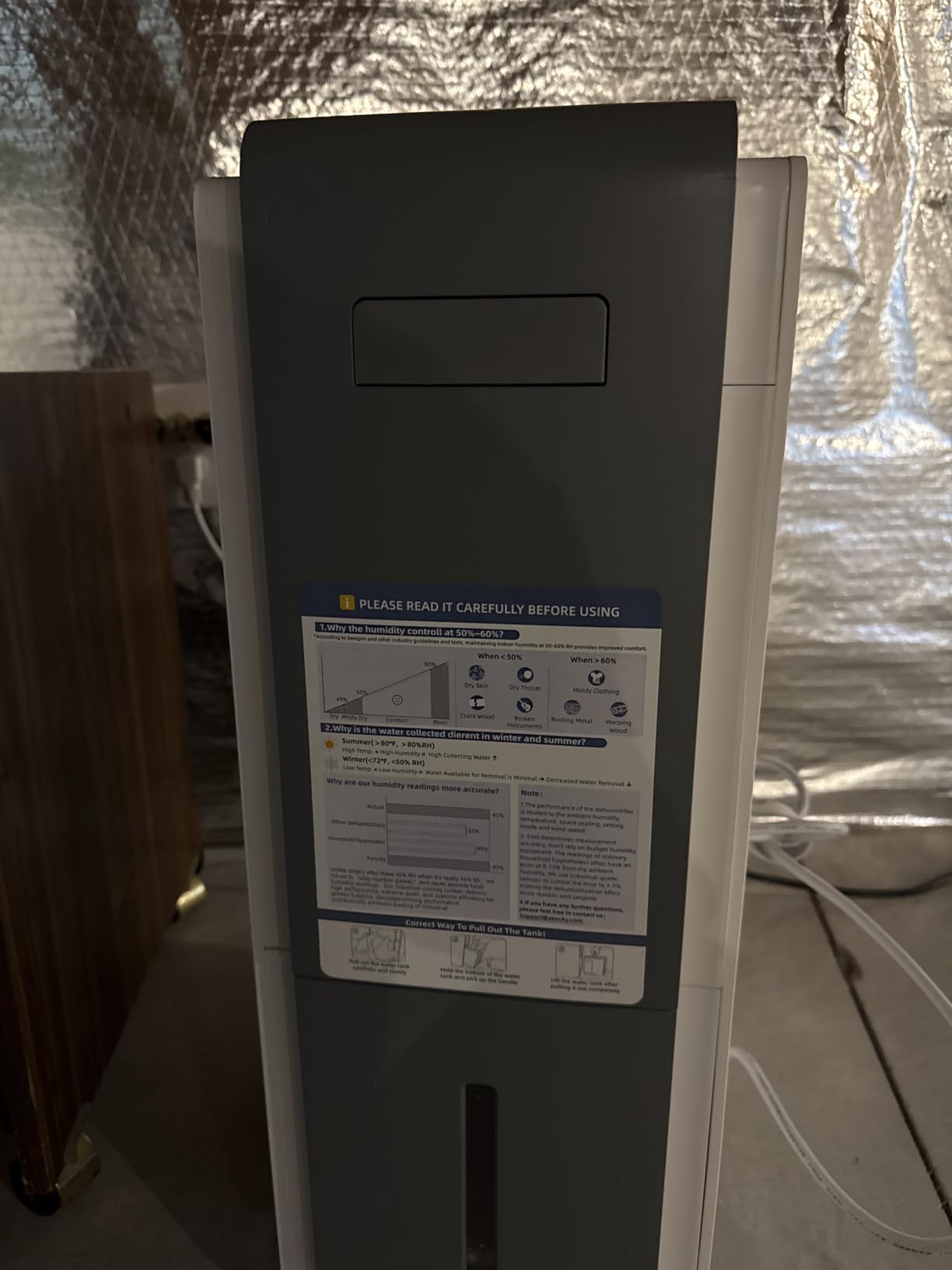 AEOCKY 8000Sq.Ft Commercial Dehumidifier, Energy Star Most Efficient 2025 customer photo 1