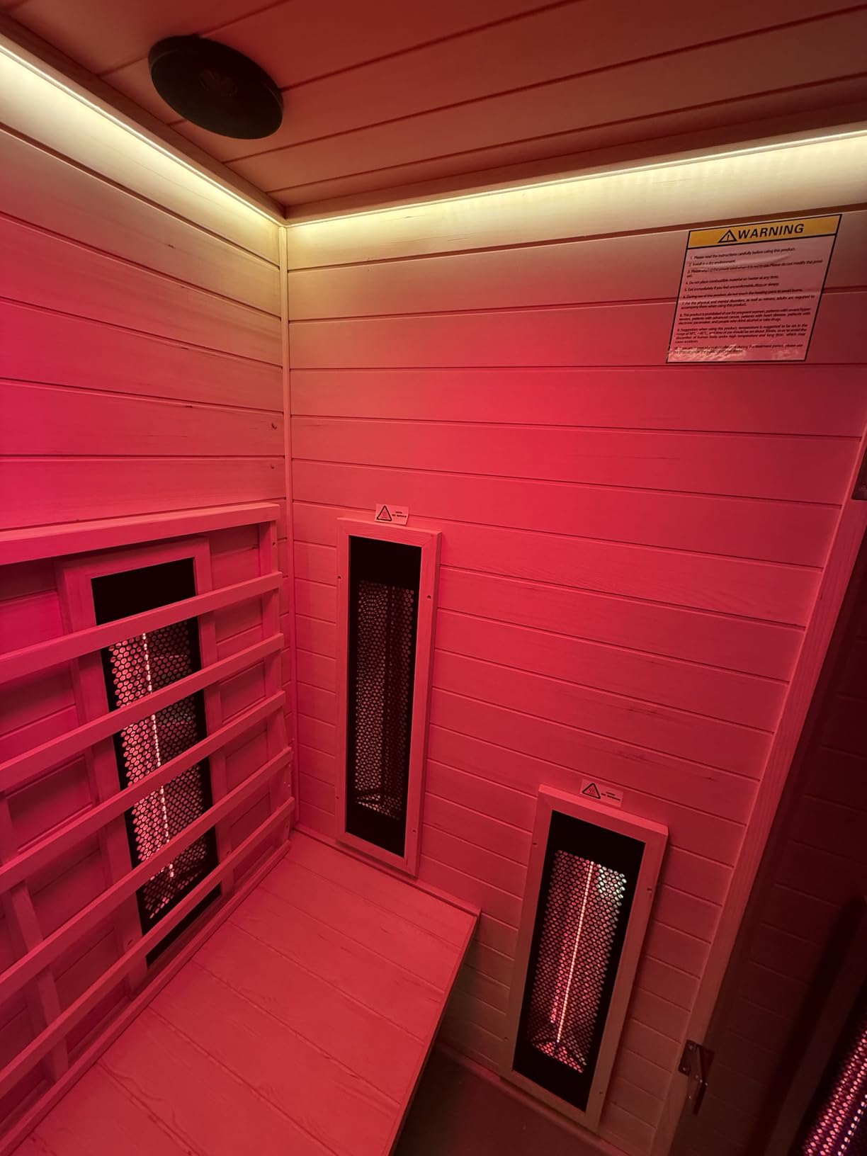 Outdoor Sauna 2 Person Low EMF Ceramic Infrared Saunas for Home customer photo 2
