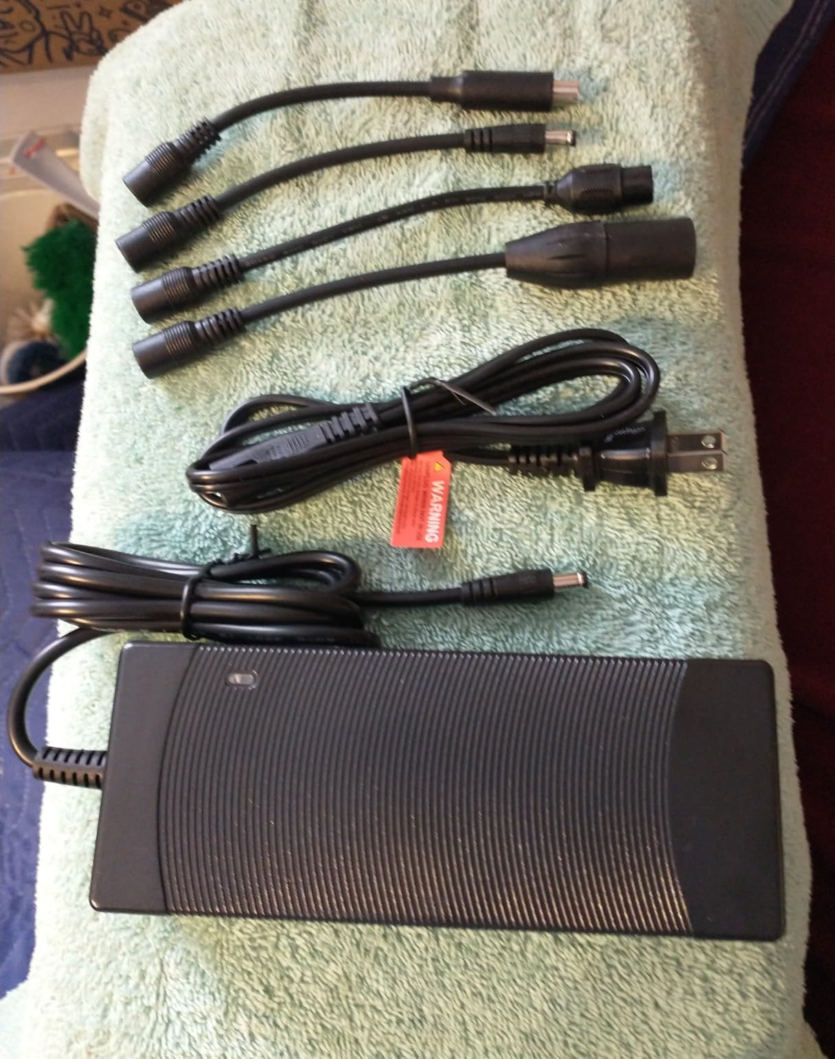 54.6V 2A Ebike Electric Scooter Charger for 48V Lithium Battery, 5 Adapter Plugs Fast Replacement Charger Compatible with Rad Power Bikes, Velotric, Heybike, Juiced, Ecotric - UL Listed customer photo 2