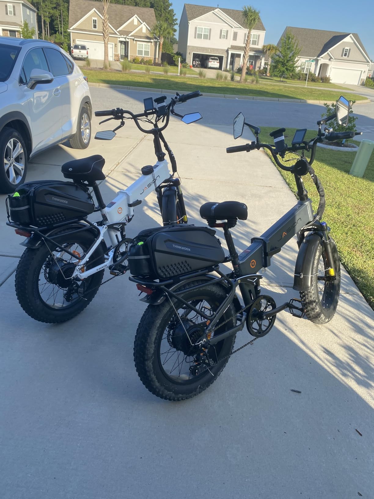Jasion X-Hunter/ST/PRO Electric Bike for Adults,1800W/1400W Peak 20''Fat Tire Foldable Ebike,Folding E Bike Up to 80/70 Miles Range,720/624WH Removable Battery,30 MPH E Bike,Certified by UL2849 customer photo 2