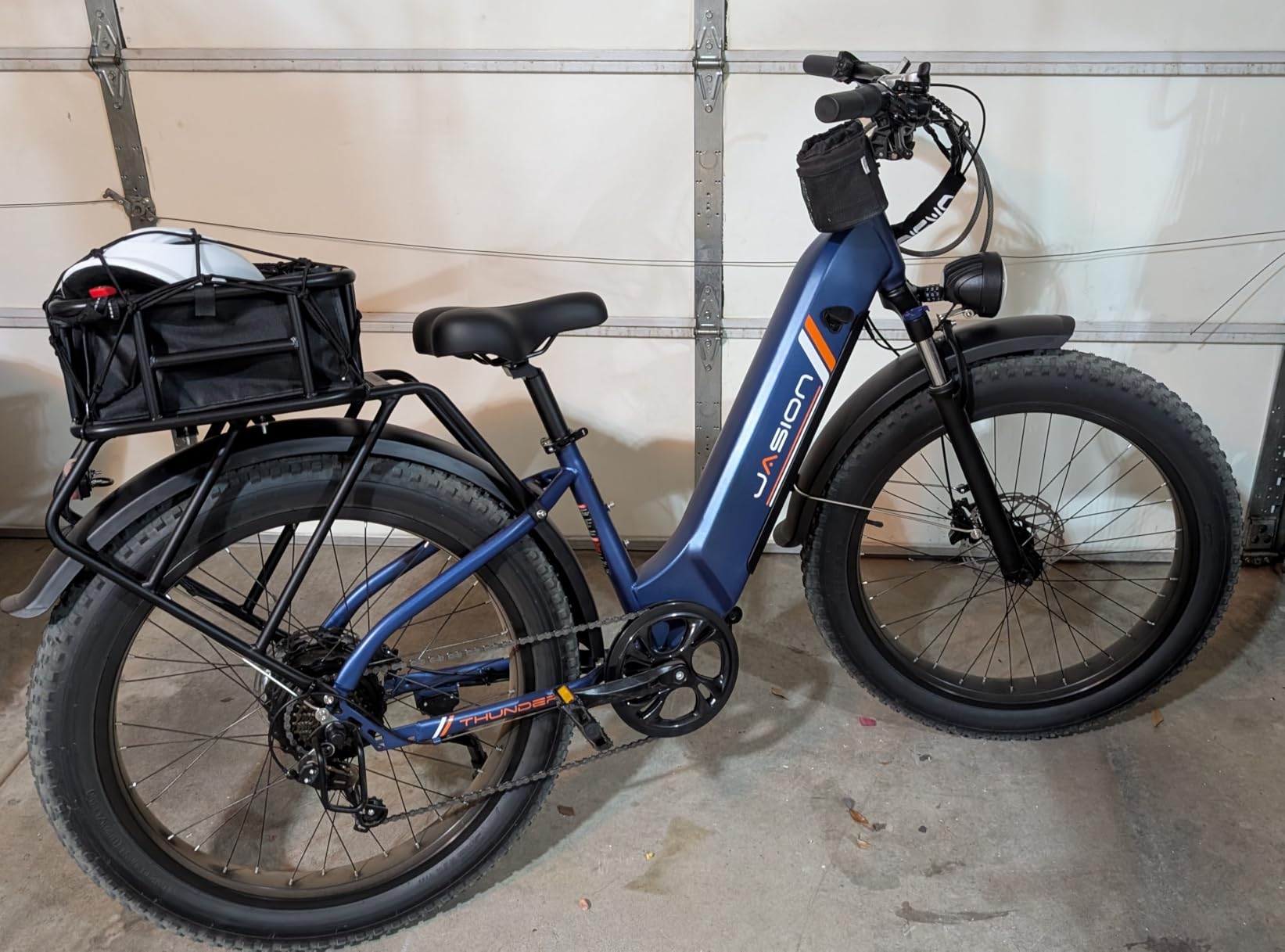 Jasion Thunder Electric Bike,1800W Peak Ebikes for Adults,26''Fat Tire Best Ebike for Men,80 Miles with 864Wh Battery,30+MPH Max Speed Bicycles,400LB Capacity,Certified by UL2849 customer photo 1