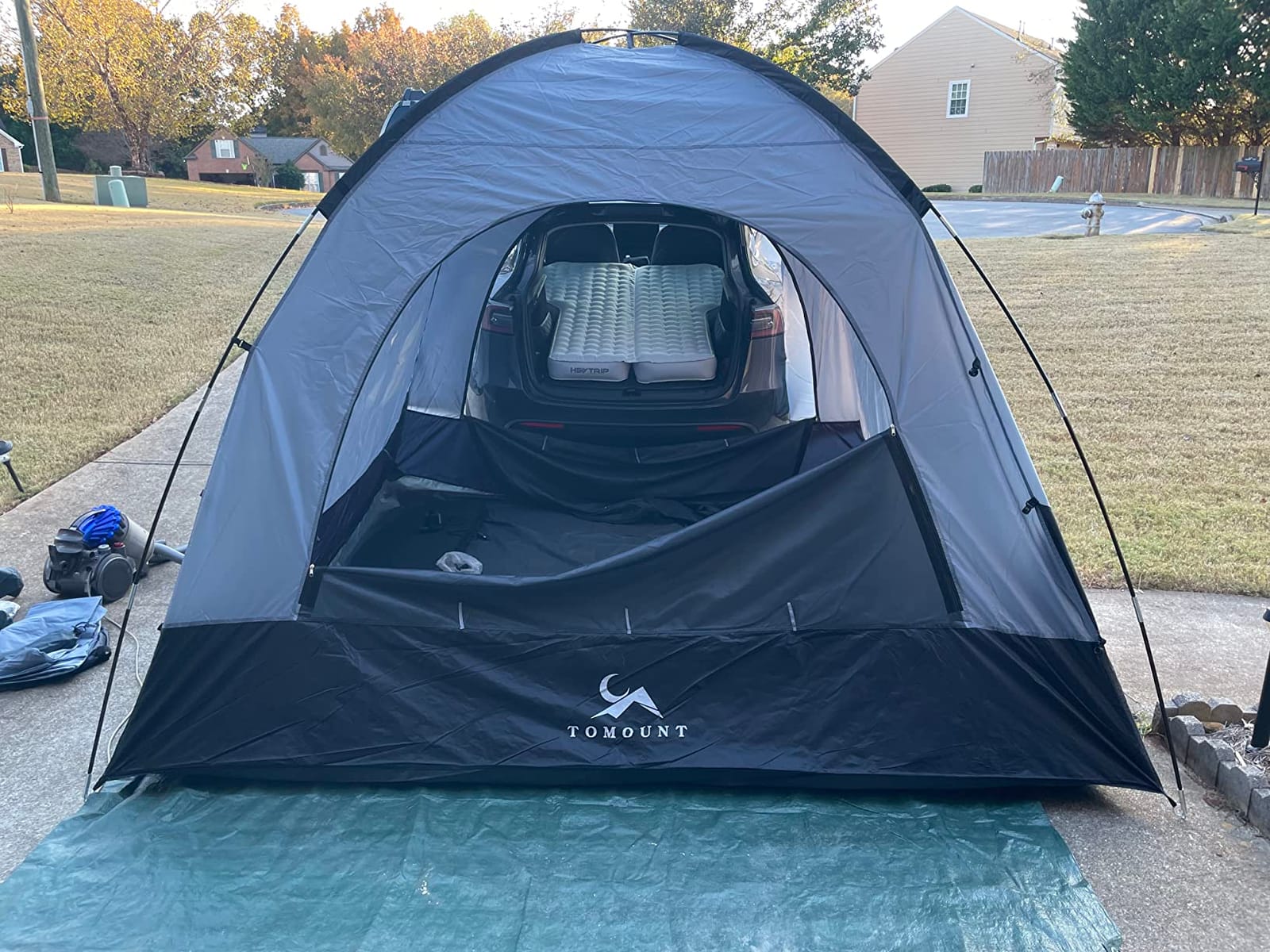 MC TOMOUNT Inflatable Tents for Camping, Large Family Blow Up Camping Tent customer photo 1