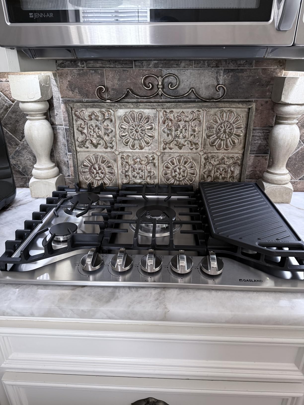 GASLAND Gas Cooktop 30 Inch 5 Burners with Griddle, Black customer photo 2