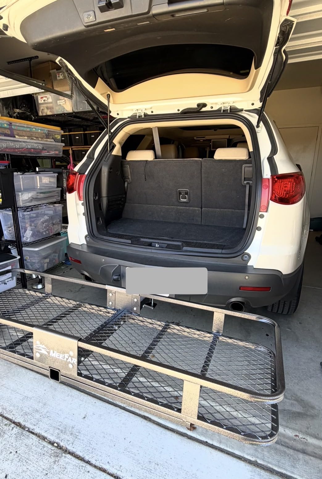 Hitch Mount Cargo Carrier Rack Basket 60