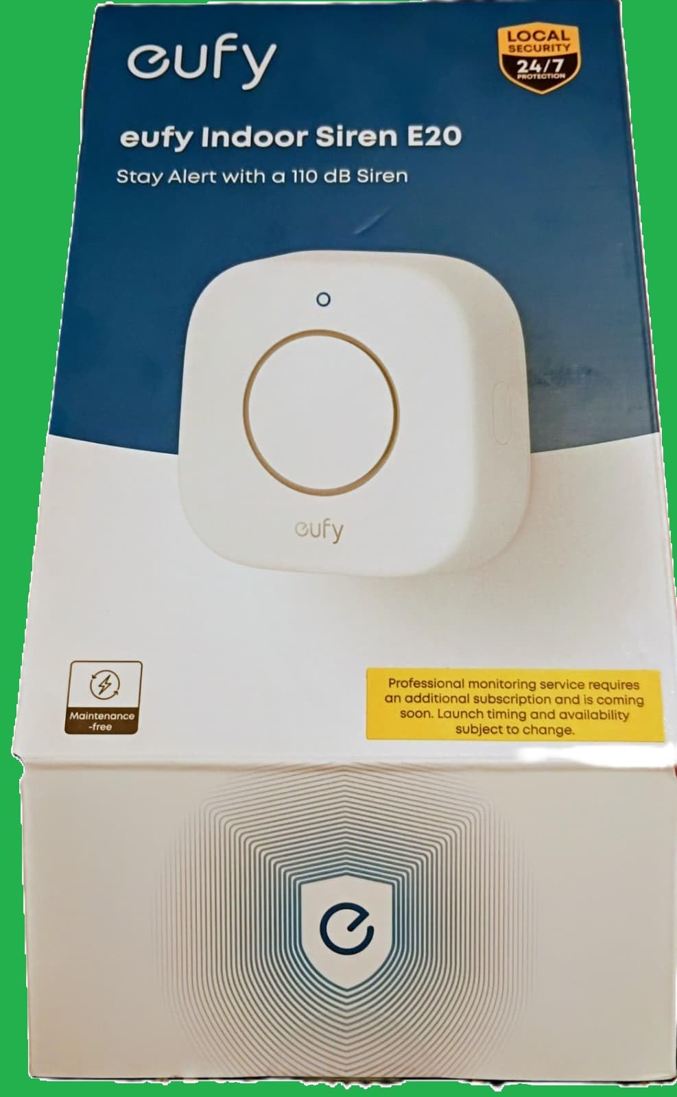 eufy Indoor Siren E20, 110dB Alarm Siren, Flexible Installation Options customer photo 1