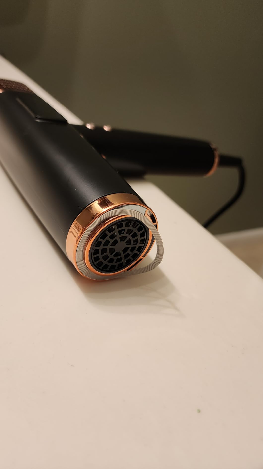 MESCOMB Dual Voltage Travel Hair Dryer with Diffuser, 1875W Ionic,Black customer photo 2