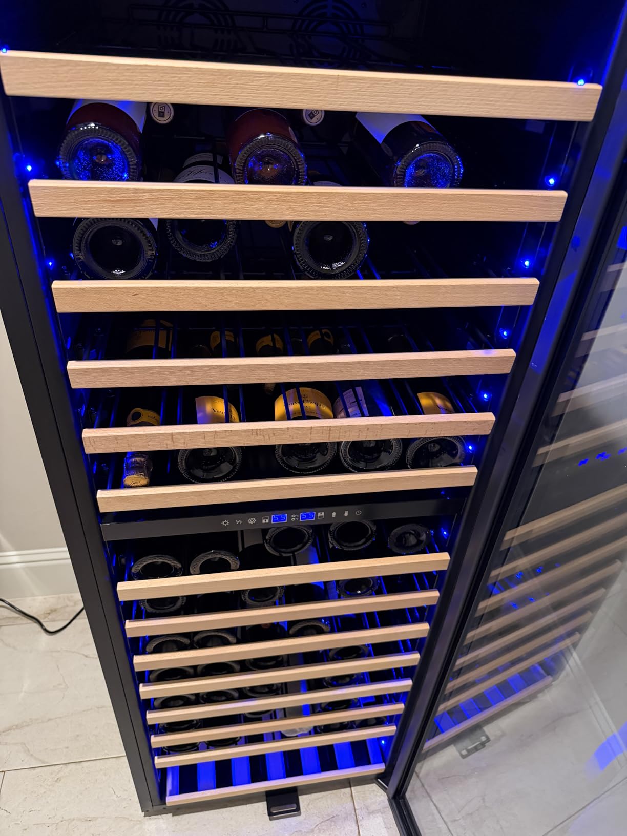 Commercial Display Beverage Fridge, 40″ Double Glass Door Refrigerator customer photo 1