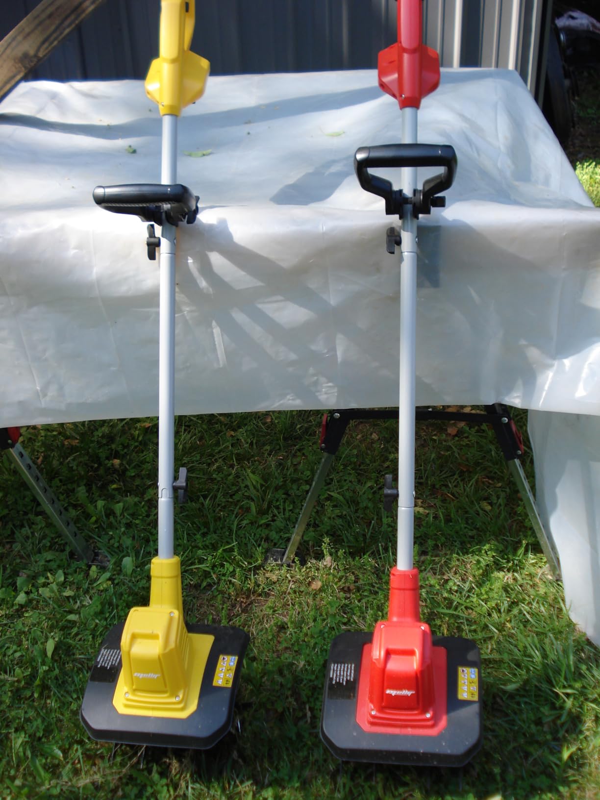 Battery Powered Garden Tiller Compatible with DeWalt 20V Battery(Tool Only), Cordless Brushless Cultivator, 48-Tine Mini Rototiller, 10