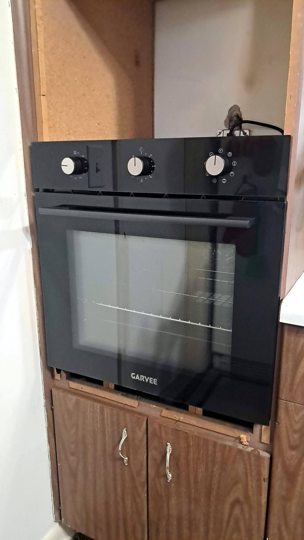 Garvee 24 Inch Built-in Steam & Convection Oven with 8 Cooking Functions, 108 Smart Recipes, 2.5 Cu.ft Stainless Steel Convection Oven with Enamel Cavity, Touch Control, Stepless Temperature Adjus customer photo 1