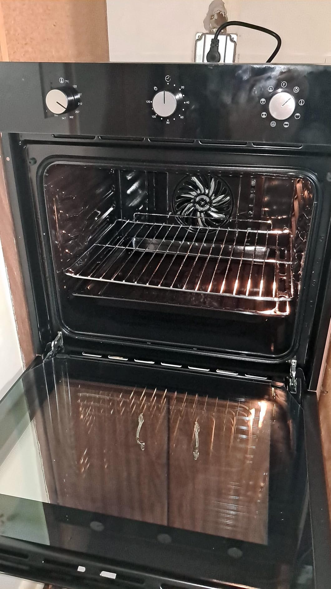 Garvee 24 Inch Built-in Steam & Convection Oven with 8 Cooking Functions, 108 Smart Recipes, 2.5 Cu.ft Stainless Steel Convection Oven with Enamel Cavity, Touch Control, Stepless Temperature Adjus customer photo 2