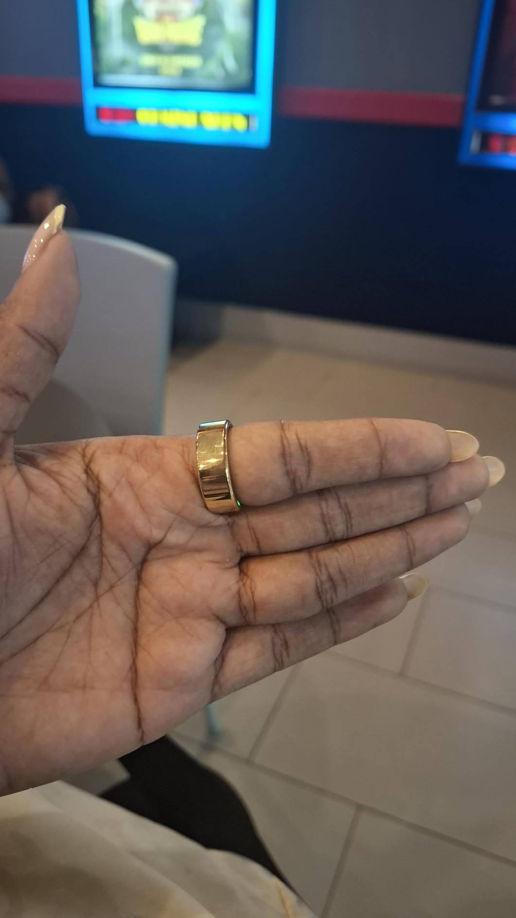 Smart Ring for Women, Health Tracker & 5ATM, COLMI R02. (Gold, 9#) customer photo 1