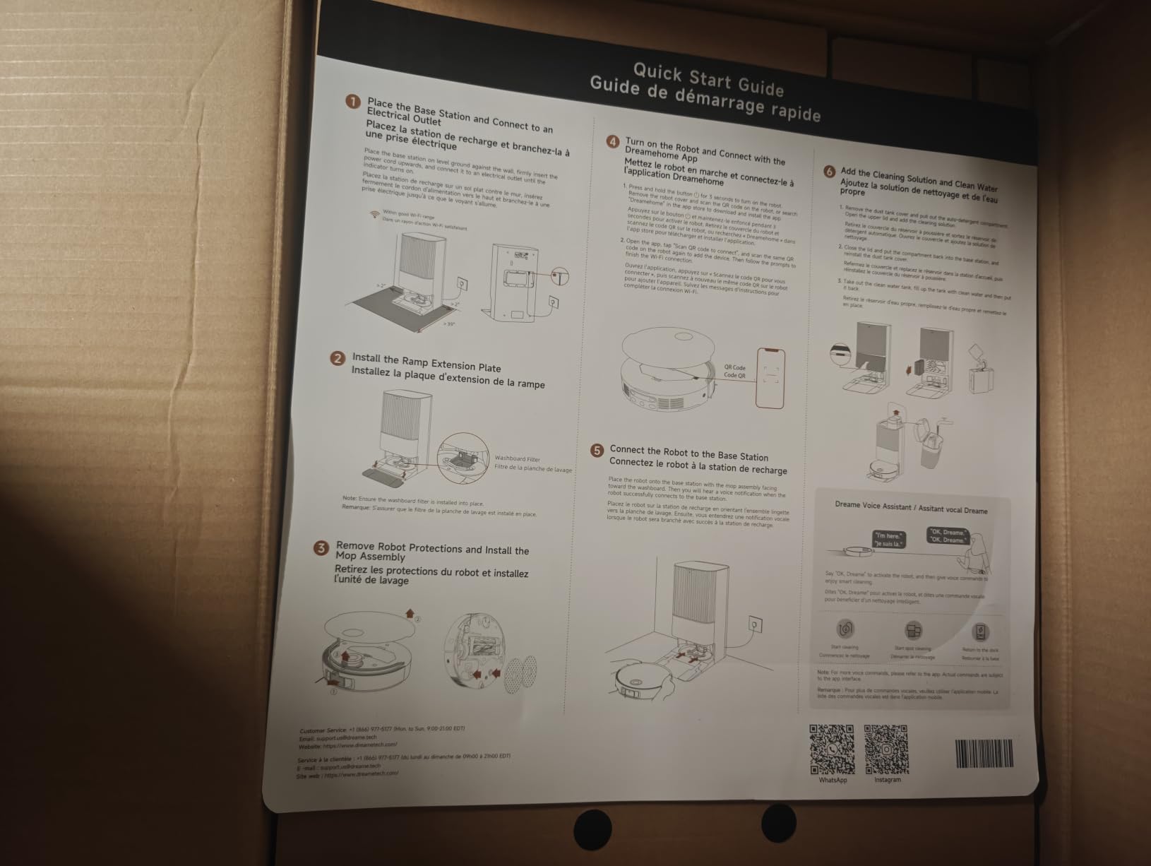 dreame Aqua10 Roller AE Robot Vacuum and Mop, Fresh Water Self-Washing customer photo 1
