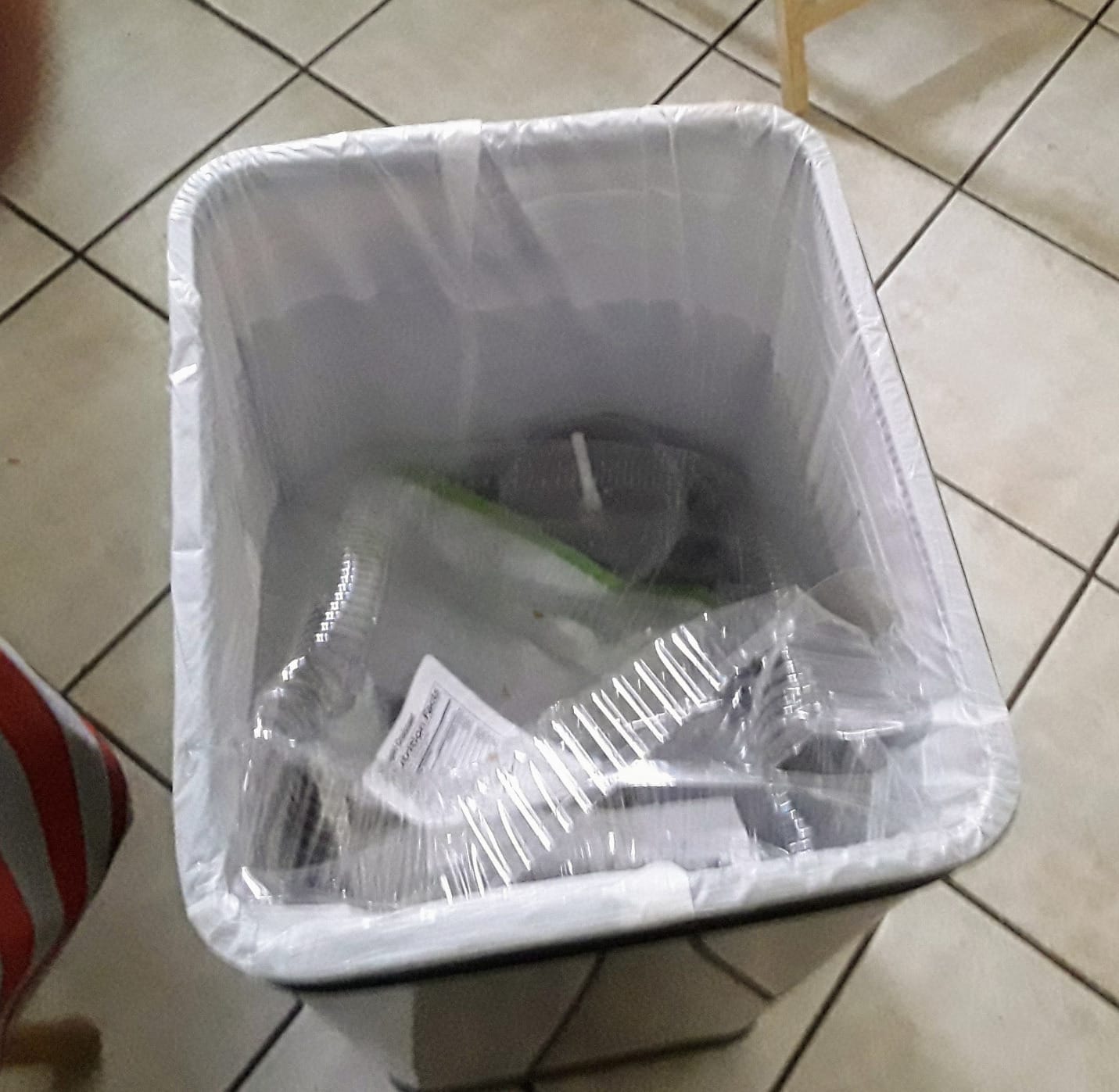 iTouchless Odor-Locking Nursery Pail | 2026 Award-Winning Bin | Boho White customer photo 1