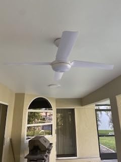 Newday 52 Inch Black IP66 Waterproof Outdoor Ceiling Fan with Light Remote customer photo 1
