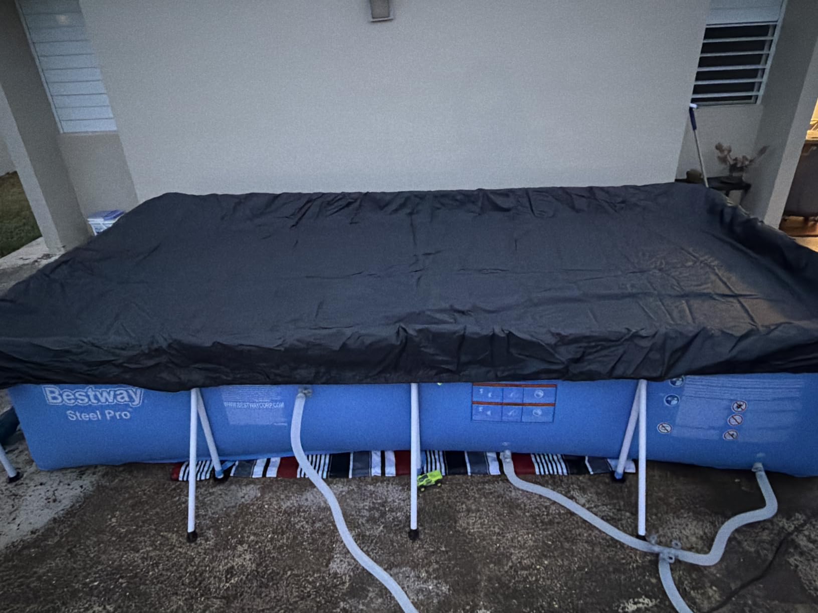 Safana 12x24 ft Rectangle Winter Pool Cover for Above Ground Pool 420D customer photo 2