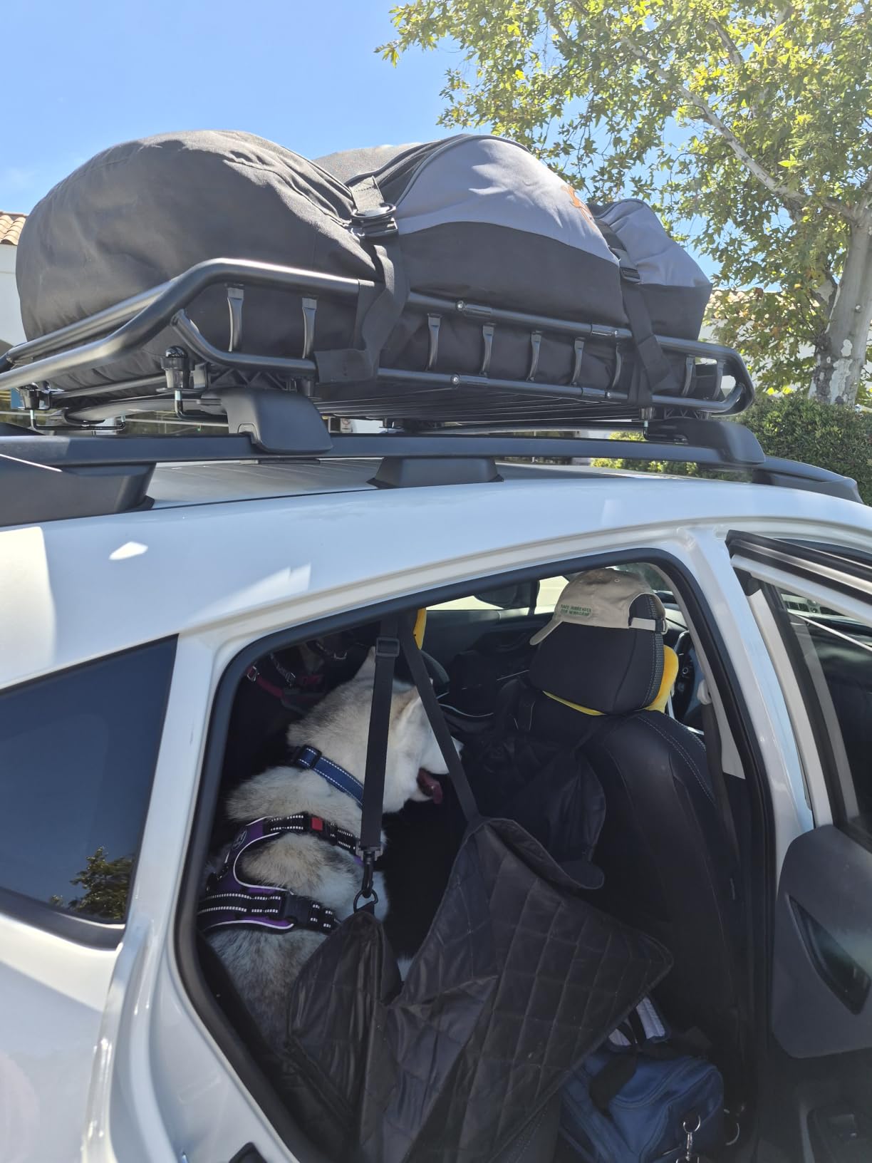 Sailnovo Rooftop Cargo Carrier roof Bag, 15 Cuft fit Cars with/Without Rack customer photo 1