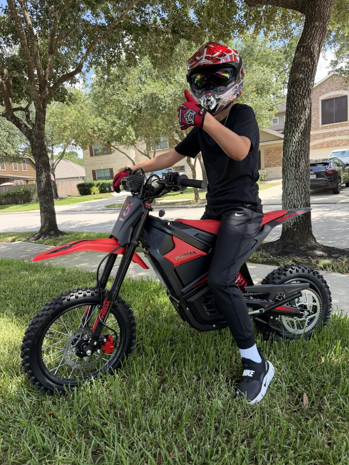 Yozma IN10 Electric Dirt Bike, 40MPH 2600W Off Road Electric Motorcycle customer photo 1