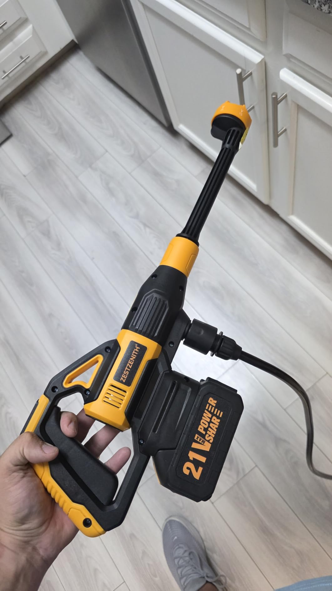 Cordless Pressure Washer Battery Powered, Handheld Cordless Power Washer customer photo 1